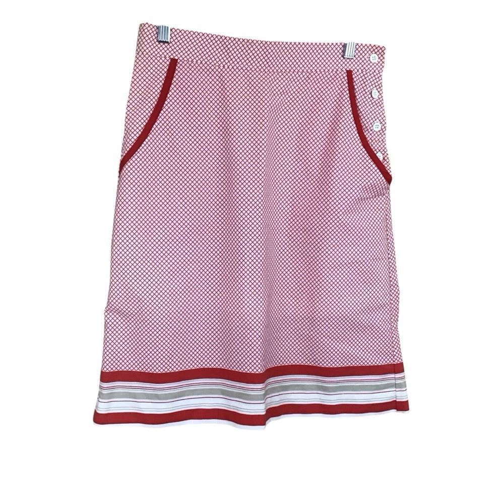 Vintage Jantzen Tennis Skirt 12 Made In USA Cross Hatch